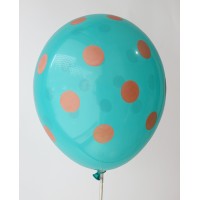 Tosca - Orange Polkadots Printed Balloons